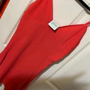 Red Spaghetti Strap Dress Medium
